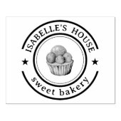 Firmenlogo | Große Personalisierte, hausgemachte L Gummistempel (Prägung)