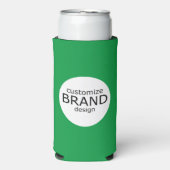 Firmenlogo Grün Selters Dosenkühler (Seltzer Vorderseite)