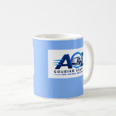 Firmenlogo Hellblau Kaffeetasse (VorderseiteRechts)