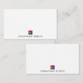 Firmenlogo hier Ihr Name Mitteilungskarte (Vorne/Hinten)