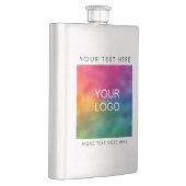 Firmenlogo hier Moderne elegante Vorlage Beste Flachmann (Rechts)