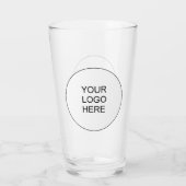 Firmenlogo hier Text Angestelltenwerbung Glas (Rückseite)