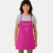 Firmenlogo hier Text oder Name Pink-Vorlage hinzuf Schürze (Insitu)