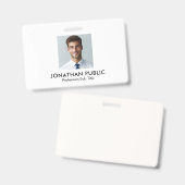 Firmenlogo hier Vorlage für Mitarbeiter Ausweis (Vorder- & Rückseite)