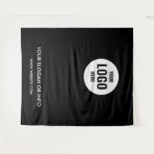 Firmenlogo | Hintergrund des Beruflichen weißen Fo Wandteppich (Vorderseite (Horizontal))