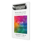 Firmenlogo hinzufügen mini klemmbrett (Gewinkelt2)