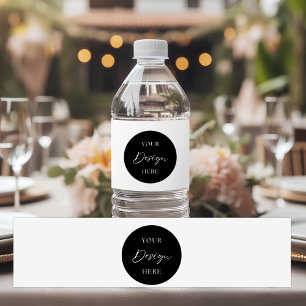 Firmenlogo Hochzeitsfirma Personalisiert Wasserflaschenetikett