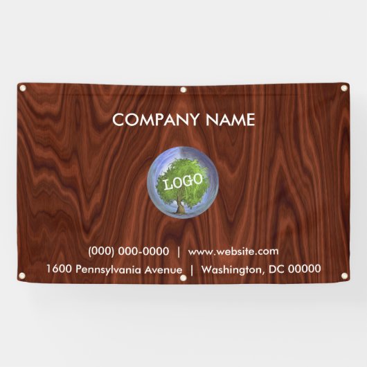 Firmenlogo Holz im Freien Banner (Horizontal)