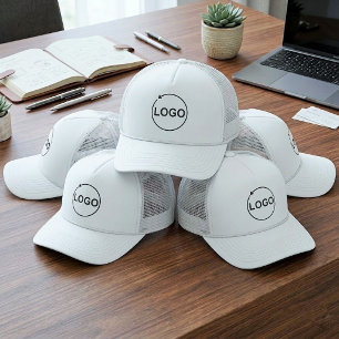 Firmenlogo-Hutmacher-Marke-Trucker-Cap Truckerkappe