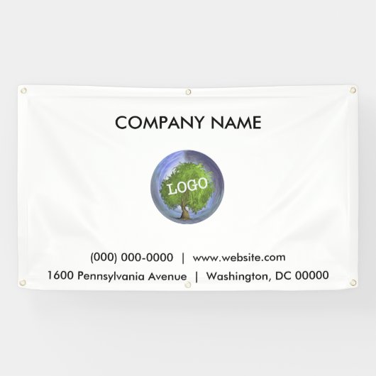 Firmenlogo im Freien Banner (Horizontal)