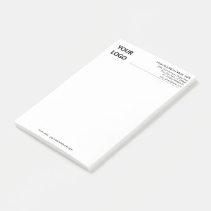 Firmenlogo Info Geschäft Post-it® Notizen Beispiel