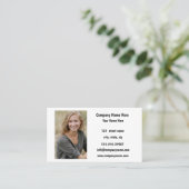 Firmenlogo, Infos & Foto Hintergrundinformationen: Visitenkarte (Stehend Vorderseite)