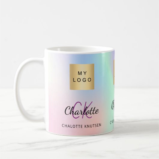 Firmenlogo Kaffeetasse (Links)