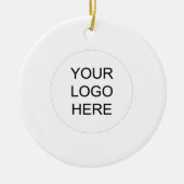 Firmenlogo Keramik Ornament (Vorne)