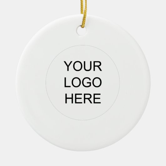 Firmenlogo Keramik Ornament (Vorne)