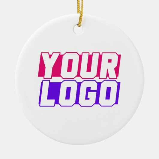 Firmenlogo Keramik Ornament (Vorne)