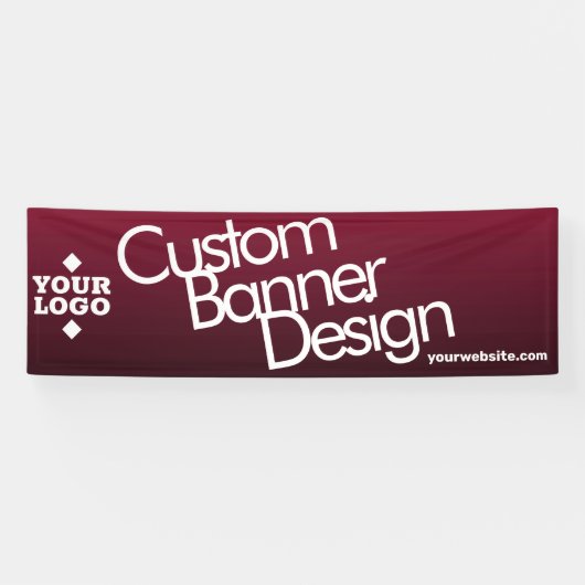 Firmenlogo - Kundenspezifischer Vinyl-Long-Banner Banner (Horizontal)