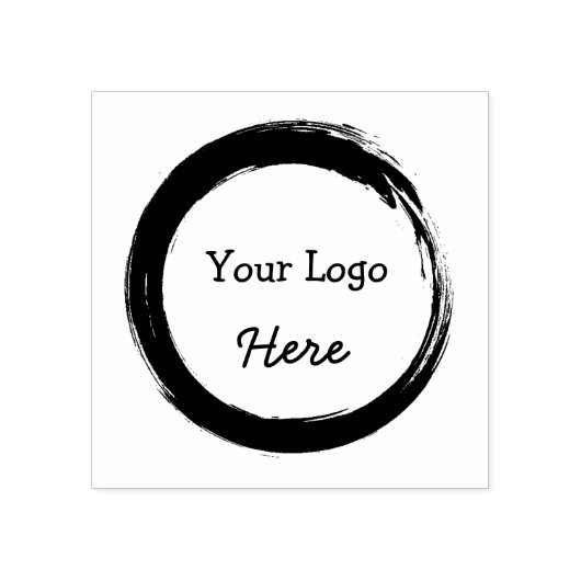 Firmenlogo Künstliche Briefmarke Gummistempel (Prägung)