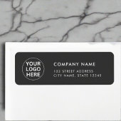 Firmenlogo l Clean Grau Berufliche Adresse