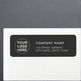 Firmenlogo l Clean Grau Berufliche Adresse