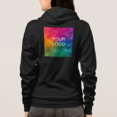 Firmenlogo Leinwand "Doppel-Side-Bella" Hoodie (Rückseite)