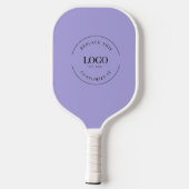Firmenlogo Lila Werbeaktion Pickleball Schläger (Rückseite)