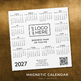 Firmenlogo Magnetkalender 2027 Magnetkarte