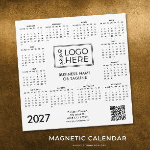 Firmenlogo Magnetkalender 2027 Magnetkarte