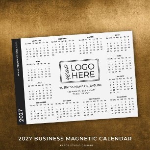 Firmenlogo Magnetkalender 2027 Magnetkarte