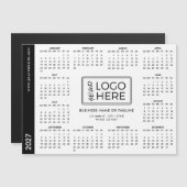 Firmenlogo Magnetkalender 2027 Magnetkarte (Vorne/Hinten)