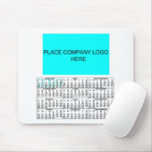 Firmenlogo-Mausunterlage mit Kalender Mousepad (Mit Mouse)