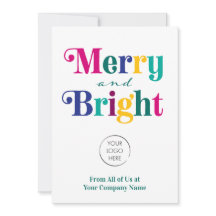 Firmenlogo Merry & Bright Holiday Weihnachten