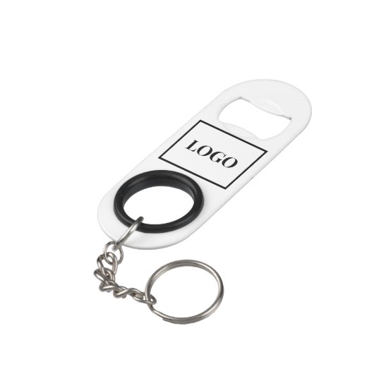 Firmenlogo Mini Flaschenöffner (Rückseite Schrägansicht)