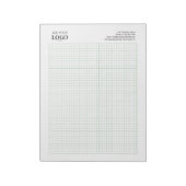 Firmenlogo Minimalistisch 5 x 5 Grafik Sketch-Pad Notizblock (Rotiert)