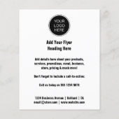 Firmenlogo | MINIMALISTISCH Flyer (Hinten)