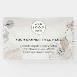 Firmenlogo Minimalistisch Moderne berufliche Marin Banner