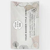 Firmenlogo Minimalistisch Moderne berufliche Marin Banner (Vertikal)