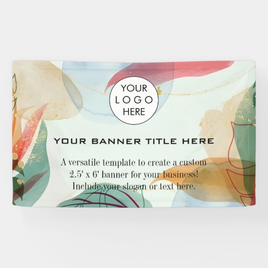 Firmenlogo Minimalistisch Moderne berufliche Marin Banner (Horizontal)