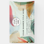 Firmenlogo Minimalistisch Moderne berufliche Marin Banner (Vertikal)