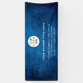 Firmenlogo Minimalistisch Modernes berufliches Bla Banner (Vertikal)