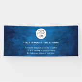 Firmenlogo Minimalistisch Modernes berufliches Bla Banner (Horizontal)