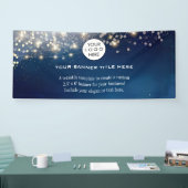 Firmenlogo Minimalistisch Modernes berufliches Bla Banner (Messe)