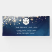 Firmenlogo Minimalistisch Modernes berufliches Bla Banner (Horizontal)