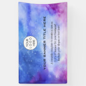 Firmenlogo Minimalistisch Modernes berufliches Bla Banner (Vertikal)