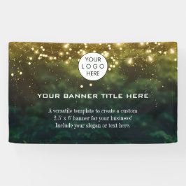 Firmenlogo Minimalistisch Modernes berufliches Grü Banner