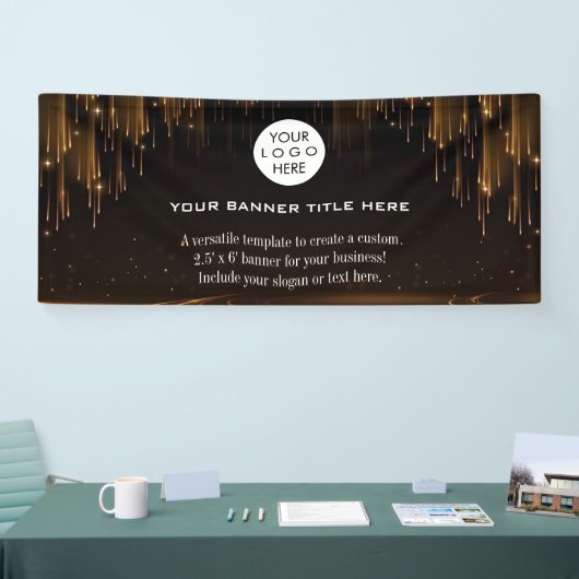 Firmenlogo Minimalistisch Modernes berufliches Sch Banner (Messe)