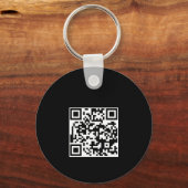 Firmenlogo Minimalistisch Schwarz und Weiß Schlüsselanhänger (Rückseite)