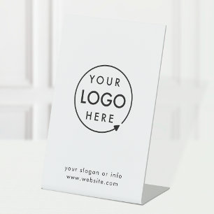 Firmenlogo   MINIMALISTISCH Sockelschild