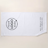 Firmenlogo | MINIMALISTISCH Strandtuch (Vorderseite)