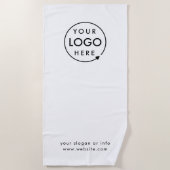 Firmenlogo | MINIMALISTISCH Strandtuch (Vorderseite)